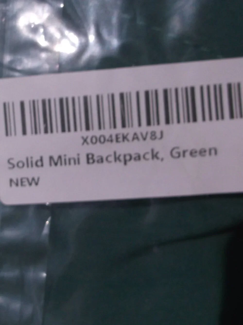 NWT Lightweight Green Premium Mini Backpack + One NWT Four Pack Sidewalk Chalk.
